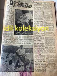 İSTANBUL MAGAZİN GAZETESİ YEREL TAŞRA BASINI --2 OCAK 1952  Sayı :1 - Buda Böylesi :Rauf Ulukut --Büyük Günahlar : Murad Sertoğlu --Ses Yıldızlarından --Dünyanın Meşhur Mektupları --Sultan Süleyman Oğlunu Çadırında Nasıl Boğdurdu ?--Zehirli Aşk --İstanbul  Çiçekleri -- Sevişmek İştiyakile --Liraya Odalar --