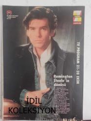 TV'de 7 Gün Gong Tv Program Dergisi - 21-28 Ekim - Remington Steele - Remington Steele - Pierce Brosnan - Vurguna İnmek Filmi - Sema Yunak - Mehmet Aslantuğ - Stevie Wonder - Stevie Wonder - Müjde Ar - Adalı Kız Filmi - Gece Geçidi - James Stewart - Gloria Stewart - Fleet Street - Britt Ekland - Victor Mature - Johnny Deep - Holly Robinson - Bill Nation - Yaban Gülü - Zekai Tunca - Pierce Brosnan - Rüstem Batum - Angela Lansbury - Charles Bronson - Elton John - John Wayne - Maureen O'Hara - Kanun Savaşçıları - Serdar Gökhan - Gülben Ergen - Gençlik Gençlik - Cliff Richard - Carole Grey - Mia Farrow - Julia'nın Ziyaretçisi filmi - Hüseyin Buyan - Yalçın Tura - Müjde Ar - İhsan Turnagöl - Ömer Kavur - Toplu Gösteriler Filmi - Paul Newman - Gölün Karşı Yakasındakiler - Valeire Harper - Gerald McRaney - Arif Sami Toker - Nazan Sıvacı - Mustafa Sağyaşar - Metin Karaçağlayan - İto Biomanyetik Sağlık Kemeri Reklamı fotoğraf ve haberi - Tam Takım Dergi
