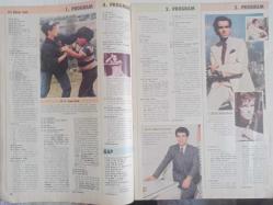 TV'de 7 Gün Gong Tv Program Dergisi - 21-28 Ekim - Remington Steele - Remington Steele - Pierce Brosnan - Vurguna İnmek Filmi - Sema Yunak - Mehmet Aslantuğ - Stevie Wonder - Stevie Wonder - Müjde Ar - Adalı Kız Filmi - Gece Geçidi - James Stewart - Gloria Stewart - Fleet Street - Britt Ekland - Victor Mature - Johnny Deep - Holly Robinson - Bill Nation - Yaban Gülü - Zekai Tunca - Pierce Brosnan - Rüstem Batum - Angela Lansbury - Charles Bronson - Elton John - John Wayne - Maureen O'Hara - Kanun Savaşçıları - Serdar Gökhan - Gülben Ergen - Gençlik Gençlik - Cliff Richard - Carole Grey - Mia Farrow - Julia'nın Ziyaretçisi filmi - Hüseyin Buyan - Yalçın Tura - Müjde Ar - İhsan Turnagöl - Ömer Kavur - Toplu Gösteriler Filmi - Paul Newman - Gölün Karşı Yakasındakiler - Valeire Harper - Gerald McRaney - Arif Sami Toker - Nazan Sıvacı - Mustafa Sağyaşar - Metin Karaçağlayan - İto Biomanyetik Sağlık Kemeri Reklamı fotoğraf ve haberi - Tam Takım Dergi