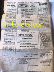 İSTANBUL İKİ YAPRAK GAZETESİ YEREL TAŞRA BASINI--7 KASIM 1967 YIL :6 SAYI :37--Okul 'a Başlarken --Satı Kadının Oğulları --Jeolojik Belgeler :Zuhal Yavaş --Şiir :Öğretmen Sevgisi :Nurdan  Aktop , Göğe Yükselmek :Neşe Sarıca --Pansiyon Öğrenci  Yönetmeliği--