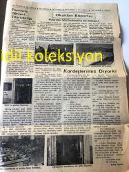 İSTANBUL İKİ YAPRAK GAZETESİ YEREL TAŞRA BASINI--7 KASIM 1967 YIL :6 SAYI :37--Okul 'a Başlarken --Satı Kadının Oğulları --Jeolojik Belgeler :Zuhal Yavaş --Şiir :Öğretmen Sevgisi :Nurdan  Aktop , Göğe Yükselmek :Neşe Sarıca --Pansiyon Öğrenci  Yönetmeliği--