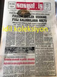 ANKARA SOSYAL -İŞ GAZETESİ YEREL TAŞRA BASINI ---25 Temmuz 1975 Sayı :79 --Faşizm İşçileri üzerine filli  saldırılara geçti --Yürütülen ekonomik  mücadele doğrudur  ve aynı çizgide devam  edecektir --Marifetli Sendika TEZ- BÜRO -İŞ --Türk -iş çıkarını savunduğu  egemen  sınıfla birlikte  çökecektir ---Antalya Antbirlik  kooperatiflerinde oynanan  oyun --Sıkıyönetim  Komutanlıklarının Uygulamalarından Başbakan Sorumludur -Ticaret Bakanlığının Kararıyla İş Garantisi Pervasızca Çiğnenmiştir --Faşizm İşçiler Üzerine --Bir yıldır grevlere izin verilmiyordur  Ankara da grevler  başladı --SSK Genel Müdürlüğü Savcılığa İhbar Edildi --TKİ  Afşin -Elbistan Gurubu İş Yerinde Sözleşme İmzalandı -