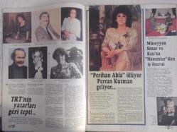 TV'DE 7 Gün Gong Haftalık Aktüalite Sinema Tiyatro Müzik ve Magazin Dergisi - 6 Haziran 1988 - Cahit Külebi - Mine Manavoğlu - Zeki Müren - Kadir İnanır - Cüneyt Arkın - Serpil Akıllıoğlu - Gülriz Sururi - Pınar Kür - Ayla Kutlu - Attila İlhan - Muzaffer İzgü - Tomris Uyar - Demirtaş Ceyhun - Müzeyyen Senar - Eser Noyan - Mine Koldaş - Nurdan Torun - Emel Gazimihal - Mehmet Ali Birand - Figen Kabay - Alain Delon - Rita Moreno - Richard Boone - Zeki Müren - İpek Pınar - Ercan Taner - Akın Göksu - İlker Yasin - Aydın Köker - Mustafa Gerçeker - Aksu Kumaş Reklamı fotoğraf ve haberi - Tam Takım Dergi