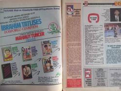 TV'DE 7 Gün Gong Haftalık Aktüalite Sinema Tiyatro Müzik ve Magazin Dergisi - 26 Aralık 1988 - Korban Abay - Merih Akalın - Levent Özçelik - James Dean - Modern Millie - Bruce Willis - Lisa Bonet - İzzet Öz - Cem Duna - Yeni Yıl Gelmeden Parodisi Geliyor - Yine Siz Seçiyorsunuz! - Yılmaz Büyükerşen - Korhan Abay - Ertürk Yöndem - Özcan Ertuna  - Yalnız, sofistike ve çapkın - O hiç Ölmedi ki - Beğendirmek kolay inandırmak zor - Kadir İnanır - Faye Dunaway - Frank Sinatra - Peter sellers - Martin Chevy Chase- Steve Short - Nazan Şoray - Shirley Mac Laine - Gene Hackman - Stella Stevens - Parliament Sigara Reklamı fotoğraf ve haberi - Tam Takım Dergi