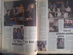 TV'DE 7 Gün Gong Haftalık Aktüalite Sinema Tiyatro Müzik ve Magazin Dergisi - 26 Aralık 1988 - Korban Abay - Merih Akalın - Levent Özçelik - James Dean - Modern Millie - Bruce Willis - Lisa Bonet - İzzet Öz - Cem Duna - Yeni Yıl Gelmeden Parodisi Geliyor - Yine Siz Seçiyorsunuz! - Yılmaz Büyükerşen - Korhan Abay - Ertürk Yöndem - Özcan Ertuna  - Yalnız, sofistike ve çapkın - O hiç Ölmedi ki - Beğendirmek kolay inandırmak zor - Kadir İnanır - Faye Dunaway - Frank Sinatra - Peter sellers - Martin Chevy Chase- Steve Short - Nazan Şoray - Shirley Mac Laine - Gene Hackman - Stella Stevens - Parliament Sigara Reklamı fotoğraf ve haberi - Tam Takım Dergi