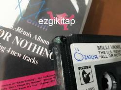 the u.s. remix album all or nothing - milli vanilli kaset (kasetçalarda dinlenmiştir)