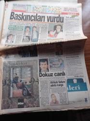 Sabah Gazetesi - 29 Ekim 1923 - Cumhuriyet Bayramını Bugün Diğer Yıllardan Daha Büyük Coşku İle Kutluyoruz - Cumhurbaşkanı Süleyman Demirel'in Bayram Mesajı - Güneydoğu'da Tırmanan Terör - Bölücü Teröristler Bir Öğretmen Çiftin Daha Hayatını Söndürdü - Murat Karayalçın İşi Zora Sokuyor - Deniz Baykal - Levent Yüksel - Sezen Aksu - Sertab Erener - Ferdi Tayfur -   Kadir İnanır - Müjde Ar