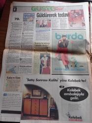 Sabah Gazetesi - 29 Ekim 1923 - Cumhuriyet Bayramını Bugün Diğer Yıllardan Daha Büyük Coşku İle Kutluyoruz - Cumhurbaşkanı Süleyman Demirel'in Bayram Mesajı - Güneydoğu'da Tırmanan Terör - Bölücü Teröristler Bir Öğretmen Çiftin Daha Hayatını Söndürdü - Murat Karayalçın İşi Zora Sokuyor - Deniz Baykal - Levent Yüksel - Sezen Aksu - Sertab Erener - Ferdi Tayfur -   Kadir İnanır - Müjde Ar