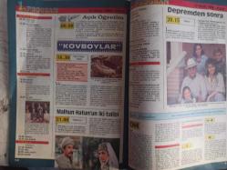 TV'de 7 Gün Gong Tv Program Dergisi - 11 - 17 Ocak 1988 - Robert Redford - Cemile Kutgün - Kuruntu Ailesi Filmi - Garibaldi Dizisi - Franco Nero - Verdi Dizisi - Ronald Pickup - Daria Nicolodi - Namık Kemal Gönenç - Meral Nayman - Bora Uçar - Hulusi Özduru - Harika Çocuk Flmi - Robert Reford - Kanun Namına Filmi - Sonny Preston - George Martin - Hayatımdan Bir Yıl - Sahire Erturan - Yasemin Aslan - Av filmi - Carlos Saura - Mücahitler Dizisi - Altına Hücüm Filmi - Perde arkası - Francesca Annis - Lynette Davies - Charles İş Başında - James Widdoes - Scott Balo - Kavanozdaki Adam - Şok Filmi - Alain Delon - Yaşama Sebebi Filmi - Maceracılar Dizisi - Oliver Tobias - Ziegfeld Çılgınlıkları filmi - Fred Astaire - Lucille Ball - Kuruluş Dizisi - Yücel Çakmaklı - Tarık Buğra - James Lee Barrett - William Blinn - Derimod Kıyafet Reklamı fotoğraf ve haberi - Tam Takım Dergi