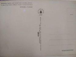 ŞEHİR KARTPOSTALI-TÜRKİYE/İSTANBUL SÜLEYMANİYE CAMİİNİN ESKİ İSTANBUL EVLERİ ARASINDAN GÜNDÜZ GÖRÜNTÜSÜ,ARKASINA YAZILMAMIŞ,RENKLİ, 11 X 15 CM EBADINDA - 1950'LER, 1960'LAR, 1970'LER, 1980'LER