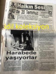 KIBRIS HALKIN SESİ GAZETESİ YEREL TAŞRA BASINI--25 Temmuz 1994 Yıl :53 Sayı :16939---1,5 Milyarlık  Çek Mühürlendi ---Rumlar  KKTC sınırında--BD 'de 20 Temmuz --Eşref Çetinel :Amerika ve Kliridis  Ne İstiyor ?--Turizm de canlanma--Bankacılık  sektöründen  ne haber :Akay Cemal -- Sıdıka Atalay :Türkiye Ekonomisi--Denktaş 'tan  açıklama  istenecek  Avrupa Mahkemesinin  Ambargo Kararı --Prenses  Diana 'ya Öfke --Dünyanın En Pahalı Senaryosu ----Çöktü  Çöküyor 20 Milyarınız Var Mı ?--İpek Uzunoğlu  ABD de ki başarısı --Kamran Aziz 'den  müzik  dünyasına anlamlı albüm --Recep Güvelioğlu :Kıbrıs ve Ecevit --Atletizm yalnızca okul düzeyinde yapılıyor--A. Rıza Altay  doğru bir karar vermedi --