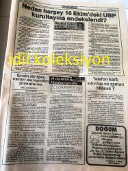 KIBRIS HALKIN SESİ GAZETESİ YEREL TAŞRA BASINI----14 Ekim 1994 Yıl :53 Sayı :17018---Yeşilırmak Verilemez --Ecevit :Zafer ve Barışın Ürünleri Onurla Yaratılacak --Sağlıkta eleştiriler dikilirken :Eşref Çetinel --Eski  eserlerinin  ilgili daireye teslim işlemleri devam ediyor :Arzu Seldağ --Denktaş -  Klerides  Görüşmesi  ve  ABD Görüştü :İsmet Kotak --Türkiye 'nin Dublin Büyük elçisi  Taner Baytok --Kıbrıs sorunu Rum  saldırıları ile  başladı --Neden her şey 16 Ekim de ki UBP kurultayına endekslendi ?--Salih Bayraktar --Hasan Yaman  :Kırsal alanlarda da özel geceler düzenlenmeli --Jimnastik Federasyonu  İki Aydır Başkansız -Fenerbahçe de Müjdat İlker Umudu --