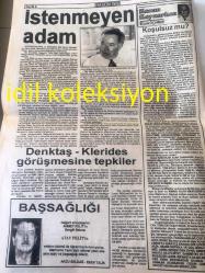 KIBRIS HALKIN SESİ GAZETESİ YEREL TAŞRA BASINI----14 Ekim 1994 Yıl :53 Sayı :17018---Yeşilırmak Verilemez --Ecevit :Zafer ve Barışın Ürünleri Onurla Yaratılacak --Sağlıkta eleştiriler dikilirken :Eşref Çetinel --Eski  eserlerinin  ilgili daireye teslim işlemleri devam ediyor :Arzu Seldağ --Denktaş -  Klerides  Görüşmesi  ve  ABD Görüştü :İsmet Kotak --Türkiye 'nin Dublin Büyük elçisi  Taner Baytok --Kıbrıs sorunu Rum  saldırıları ile  başladı --Neden her şey 16 Ekim de ki UBP kurultayına endekslendi ?--Salih Bayraktar --Hasan Yaman  :Kırsal alanlarda da özel geceler düzenlenmeli --Jimnastik Federasyonu  İki Aydır Başkansız -Fenerbahçe de Müjdat İlker Umudu --