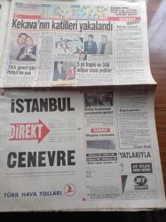 Sabah Gazetesi - 21 Ocak 1993 - Gordon Milne - Veselinoviç - Rıdvan Dilmen - Çetin Altan - Zülfü Livaneli -  Cengiz Çandar - İki Eski Bakan Safa Giray Ve Cengiz Altınkaya Yüce Divan'da- Güler Sabancı'nın Dans Sovu- Sırp Zulmü Hitler'i Geçti - Abdullah Öcalan'a Göre Atatürk
