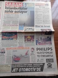 Sabah Gazetesi - 21 Ocak 1993 - Gordon Milne - Veselinoviç - Rıdvan Dilmen - Çetin Altan - Zülfü Livaneli -  Cengiz Çandar - İki Eski Bakan Safa Giray Ve Cengiz Altınkaya Yüce Divan'da- Güler Sabancı'nın Dans Sovu- Sırp Zulmü Hitler'i Geçti - Abdullah Öcalan'a Göre Atatürk