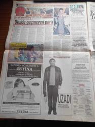 Sabah Gazetesi - 21 Ocak 1993 - Gordon Milne - Veselinoviç - Rıdvan Dilmen - Çetin Altan - Zülfü Livaneli -  Cengiz Çandar - İki Eski Bakan Safa Giray Ve Cengiz Altınkaya Yüce Divan'da- Güler Sabancı'nın Dans Sovu- Sırp Zulmü Hitler'i Geçti - Abdullah Öcalan'a Göre Atatürk