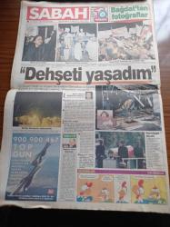Sabah Gazetesi - 21 Ocak 1993 - Gordon Milne - Veselinoviç - Rıdvan Dilmen - Çetin Altan - Zülfü Livaneli -  Cengiz Çandar - İki Eski Bakan Safa Giray Ve Cengiz Altınkaya Yüce Divan'da- Güler Sabancı'nın Dans Sovu- Sırp Zulmü Hitler'i Geçti - Abdullah Öcalan'a Göre Atatürk