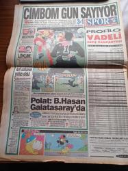 Sabah Gazetesi - 17 Nisan 1994 - Galatasaray Şampiyonluk İçin Gün Sayıyor - Arif Erdem - Beşiktaş Şifo Mehmet'e Emanet - Sırplar NATO Uçağı Düşürdü - Tansu Çiller  Turgut Özal Başarılı Devlet Adamıydı -  Süleyman Demirel Turgut Özal Önemli Hizmetler Yaptı