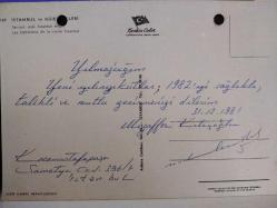 ŞEHİR KARTPOSTALI-TÜRKİYE/İSTANBUL SARIYER ESKİ İSTANBUL EVLERİ GÜNDÜZ GÖRÜNTÜSÜ,ARKASINA YAZILMIŞ,RENKLİ, 11 X 15 CM EBADINDA - 1950'LER, 1960'LAR, 1970'LER, 1980'LER