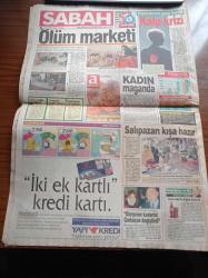 Sabah Gazetesi - 6 Kasım 1992 - Galatasaray Frankfurt'ı Sahadan Sildi - Uğur Tütüneker Kovulmaktan Omuzlara - Fenerbahçe'nin Hakkı Yendi - Süleyman Demirel Tansu Çiller'in İran Gezisine İzin Vermedi - Turgut Özal Refah Partisi'ni Mesut Yılmaz Güçlendirdi - Bill Clinton - CHP'nin Güneydoğu Raporu Ver Kurtul Yerine Sev Kurtul Olmalı