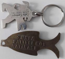 ORTA DÖNEM PEUGEOT ANAHTARLIĞI İLE ŞANLIURFA BALIKLI GÖL ANAHTARLIĞI