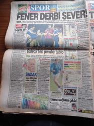Sabah Gazetesi - 25 Aralık 1993 - Çetin Altan - Zülfü Livaneli - Fenerbahçe Derbi Sever - Galatasaraylı Tugay Kerimoğlu'nun Düğünü Göz Kamaştırdı - Derya Ayanoğlu Şimdi Anne Olmak İstiyorum - Ergun Göknel'in İSKi'de Rüşvet Çarkını Anlattığı Bandın Mahkemeye Gönderilmeyip Gizlendiği Kesinleşti - Başbakan Tansu Çiller'e Sanatçı Bulundu Muazzez Abacı - Genelkurmay Başkanı Orgeneral Doğan Güreş
