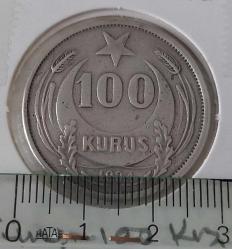 1934 GÜMÜŞ 100 YÜZ KURUŞ KÜÇÜK YILDIZ ÇOK ÇOK TEMİZ ORİJİNAL ÇOK ÇOK NADİRDİR RRRR1A