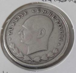 1934 GÜMÜŞ 100 YÜZ KURUŞ KÜÇÜK YILDIZ ÇOK ÇOK TEMİZ ORİJİNAL ÇOK ÇOK NADİRDİR RRRR1A