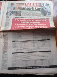 Sabah Gazetesi - 14 Şubat 1994 - Galatasaray'dan Ankaragücü'ne Teşvik Primi İddiası - Coşkun Özarı - 1. Ordu Komutanı Orgeneral Hikmet Bayar İntikamınız Alınacak - Tuzla Katliamı Üzerinden İki Savcının İhbar Tartışması - Saraybosna'da Savaş Alarmı - İstanbul'da Okullar Tatil