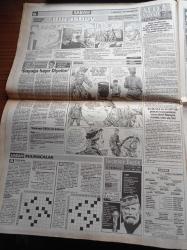 Sabah Gazetesi - 4 Temmuz 1994 - Çetin Altan - Zülfü Livaneli - ABD 94 Dünya Kupası - Almanya'nın Final Hesabı - Aykut Kocaman Son Durak Fenerbahçe - Turgut Özal Sabancı Beni Çok Azarladı - Nevşehir'i Yine Refah Partisi Kazandı - Bedreddin Dalan Hüsamettin Cindoruk DYP'den Atılsın -  Kenan Evren'den Turgut Özal'a Partine MSP Ve MHP'yi Alma