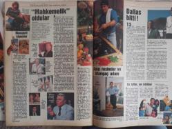 TV'DE 7 Gün Gong Haftalık Aktüalite Sinema Tiyatro Müzik ve Magazin Dergisi - 21 Nisan 1991 - Ayşegül Aldinç - Fulya Ergüneş - Mesut Mertcan - Ayşegül Atik - Richard Grieco - Burt Lancaster - New Kids On The Block Grubu - Dennis Sheridan - Heather Locklear - Adrian Zmed - William Shatner - Bülent Ünsal - Kelly Rutherford - Mickey Rourke - Tekin Akmansoy - Coşkun Sabah - Hülya Koçyiğit - Begüm Örnek - Berker İnanoğlu - Sezer İnanoğlu - Perihan Savaş - Memduh Ün - Harika Avcı - Neslihan Acar - Aytaç Arman - Erden Kıral - Susan Scherer - Burt Lancaster - Charles Dance - Anna Maria Kaufmann - Fidel Castro - Al Pacino - Joey Mcİntyre - Jon Knight - Remington Steele - Pierce Brosnan - Ahmet Özhan - Guiseppe Tornatore - Marcello Mastroianni - Aylin Livanelli - Andy Clayburn - NETA Elektronik Cihazları Reklamı fotoğraf ve haberi - Tam Takım Dergi