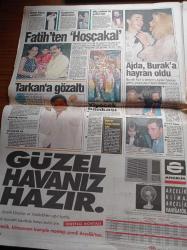 Sabah Gazetesi - 28 Haziran 1994 - Zülfü Livaneli - ABD 1994 Dünya Kupası - Yunanistan'ın ABD'de Başarısız Olması Komşuyu Karıştırdı - Tarkan'a Gözaltı - Ajda Pekkan Burak Kut'a Hayran Oldu -  Fatih Kısaparmak - Ayıp Villalar Sallanıyor - Turgut Özal - DGM Başsavcısı Nusret Demiral DEP'liler Teslim Olsun-  Selim Sadak