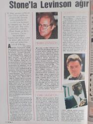 TV'DE 7 Gün Gong Haftalık Aktüalite Sinema Tiyatro Müzik ve Magazin Dergisi - 22 Mart 1992 - Kemal Sunal - Kırmızılı Kadın Filmi - Şampiyon Gallop'a Karşı Filmi - Dudley Moore - Yabancı Geceler Filmi - Stephen King - Christopher Walker - Faye Dunaway - Parapsikolojinin Tuzakları - Nazım Usta - Ayhan Işık - Türkan Şoray - Belgin Doruk - Selma Güneri - Nebahat Çehre - Sefa Önal - Taçsız Bir Kral - Barry Levinson - John Singleton - Jonathan Demme - PEKEL Radyo Reklamı fotoğraf ve haberi - Dergi Tam Değildir Sadece 12 Sayfası Mevcuttur