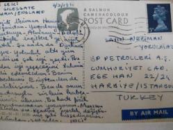 ŞEHİR KARTPOSTALI-İNGİLTERE/NEWCASTLE UPON TYNE TYNE KÖPRÜSÜ OTOBAN HAYMARKET GRAINGER SOKAĞI VE JESMOND DENE GÜNDÜZ GÖRÜNTÜSÜ,ARKASINA YAZILMIŞ,PULLU,RENKLİ, 10 X 14 CM EBADINDA - 1950'LER, 1960'LAR, 1970'LER, 1980'LER