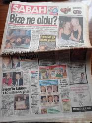 Sabah Gazetesi - 2 Mayıs 1993 - Çetin Altan - Zülfü Livaneli - Hasan Cemal -  Teniste Dünyanın Bir Numarası Monica Seles Bıçaklandı - Yılmaz Vural - Gordon Milne - Beşiktaş Kasırgası - SHP'de İLKSAN Raporu Telaşı - SHP Genel Başkanı Erdal İnönü - Kenan Evren'in Tablosu 110 Milyona Gitti - Emel Sayın - 1 Mayıs Coşku İle Kutlandı - Sri Lanka Başkanını Canlı Bomba Öldürdü