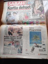 Sabah Gazetesi - 2 Mayıs 1993 - Çetin Altan - Zülfü Livaneli - Hasan Cemal -  Teniste Dünyanın Bir Numarası Monica Seles Bıçaklandı - Yılmaz Vural - Gordon Milne - Beşiktaş Kasırgası - SHP'de İLKSAN Raporu Telaşı - SHP Genel Başkanı Erdal İnönü - Kenan Evren'in Tablosu 110 Milyona Gitti - Emel Sayın - 1 Mayıs Coşku İle Kutlandı - Sri Lanka Başkanını Canlı Bomba Öldürdü