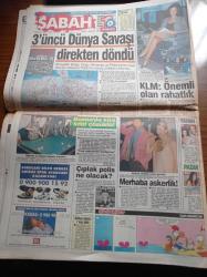Sabah Gazetesi - 1 Temmuz 1994 - Çetin Altan - ABD 94 Dünya Kupası - Maradona'da Doping - Muazzez Ersoy -  Muazzez Abacı - Tarkan - Hakan Ural Askere Gidiyor - Sibel Can -  Murat Karayalçın Bütün Liderlerin Serveti Araştırılsın - Güneş Taner ANAP'tan İstifa Etti - Rusya Boğazlar İçin Rest Çekti - Süleyman Demirel Sivas'ı Sakinleştirdi