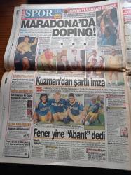 Sabah Gazetesi - 1 Temmuz 1994 - Çetin Altan - ABD 94 Dünya Kupası - Maradona'da Doping - Muazzez Ersoy -  Muazzez Abacı - Tarkan - Hakan Ural Askere Gidiyor - Sibel Can -  Murat Karayalçın Bütün Liderlerin Serveti Araştırılsın - Güneş Taner ANAP'tan İstifa Etti - Rusya Boğazlar İçin Rest Çekti - Süleyman Demirel Sivas'ı Sakinleştirdi