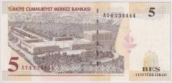 Efemera - 8. EMİSYON 5 YTL A 74 73 4444 ÇİL GÜZEL NUMARA (153) - kitantik - kitaLog