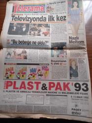 Sabah Gazetesi - 7 Aralık 1993 - Ergüder Yoldaş'ım Hayatı Tv'de - Orhan Gencebay - Süleyman Demirel Mostar'a Talibiz - İran Her PKK'lı İçin Vur Emri Çıkardı - Suriye PKK'lı Tutuklanmasına Başladı - DEP'ten Türk Bayraklı Kongre - Yunanistan Apo'ya Tank Füzesi Verdi - Dışişleri Bakanı Hikmet Çetin -  Mesut Yılmaz Laikliğin Güvencesi Tansu Çiller'se Yandık