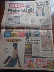 Sabah Gazetesi - 13 Mayıs 1994 - Çetin Altan - Bir Otomobil Efsanesi Citroen -  Yılmaz Zaferi Sevgi İyileştiriyor - Fenerbahçe 4 Koldan Saldırıyor - Gençlerbirliği Oyuncusu Kona - Şota Arvaladze - PKK Sinmiş - Burası Cizre - Hasan Cemal - Cengiz Çandar - Salih Memecan'ın Güneydoğu İzlenimleri
