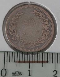 1947 GÜMÜŞ 50 KURUŞ ORİJİNAL ÇOK TEMİZ 2ŞŞ1VV ÇOK NADİRDİR