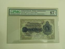 Falkland Adaları 1 pound 1974 çil
