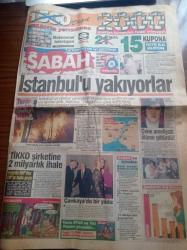 Sabah Gazetesi - 27 Ağustos 1994 - Güreşte Yazık Oldu Sebahattin Öztürk'e - Fenerbahçe'nin UEFA Kupasında Rakibi Cannes - Zirvedeki Kürt Kızı Yıldız Tilbe - Çetin Altan - Zülfü Livaneli - Terör Mafya El Ele İstanbul'u Yakıyorlar - TİKKO Şirketi Ekim Limited'e 2 Milyarlık İhale - Çankaya'da Bir Yıldız Filiz Akın - Mit Müsteşarı Sönmez Köksal - Süleyman Demirel