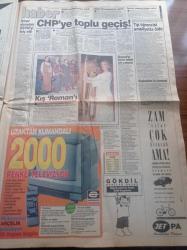 Sabah Gazetesi - 27 Ağustos 1994 - Güreşte Yazık Oldu Sebahattin Öztürk'e - Fenerbahçe'nin UEFA Kupasında Rakibi Cannes - Zirvedeki Kürt Kızı Yıldız Tilbe - Çetin Altan - Zülfü Livaneli - Terör Mafya El Ele İstanbul'u Yakıyorlar - TİKKO Şirketi Ekim Limited'e 2 Milyarlık İhale - Çankaya'da Bir Yıldız Filiz Akın - Mit Müsteşarı Sönmez Köksal - Süleyman Demirel