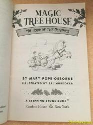 MAGİC TREE HOUSE : 16 HOUR OF THE OLYMPİCS - MARY POPE OSBORNE - Random House Book - İNGİLİZCE ÇOCUK HİKAYE KİTABI (SİHİRLİ AĞAÇ EV : OLİMPİYATLARIN 16 SAAT'İ)