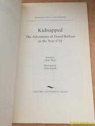 KİDNAPPED : THE ADVENTURES OF DAVİD BALFOUR İN THE YEAR 1751 - ROBERT LOUİS STEVENSON - Oxford University Press - İngilizce Kitap (KİDNAPPED : 1751 YILINDA DAVİD BALFOUR'UN MACERASI)