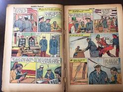 Moby Dick - Herman Melville (Beyaz Balina, İngilizce Çizgi Roman) - Classics Illustrated - No: 5 - 1940'lar Renkli, 48 Sayfa - Frenç-Amerikan Kitap Evi, Beyoğlu - (Büyük boy, 18 X 26 cm)