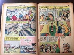 Moby Dick - Herman Melville (Beyaz Balina, İngilizce Çizgi Roman) - Classics Illustrated - No: 5 - 1940'lar Renkli, 48 Sayfa - Frenç-Amerikan Kitap Evi, Beyoğlu - (Büyük boy, 18 X 26 cm)