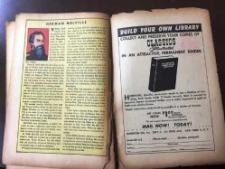 Moby Dick - Herman Melville (Beyaz Balina, İngilizce Çizgi Roman) - Classics Illustrated - No: 5 - 1940'lar Renkli, 48 Sayfa - Frenç-Amerikan Kitap Evi, Beyoğlu - (Büyük boy, 18 X 26 cm)